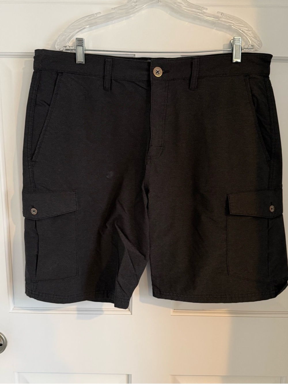 BKE hybrid men's athletic shorts in black